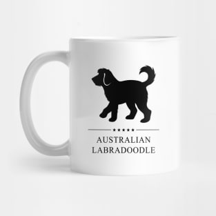 Australian Labradoodle Black Silhouette Mug